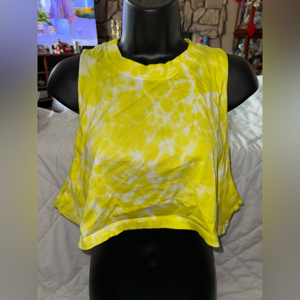 Lululemon All Yours Cropped Cotton Tank Top